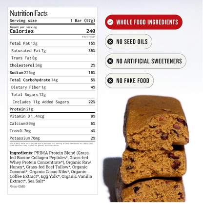 Prima - Bar Protein Mocha (2.OZ)/ 7 bars