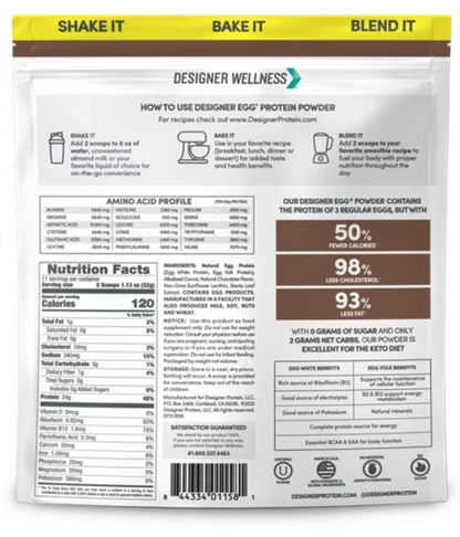 Designer Protein Whey - Protein Ttly Egg Dch Choc (12.4OZ)