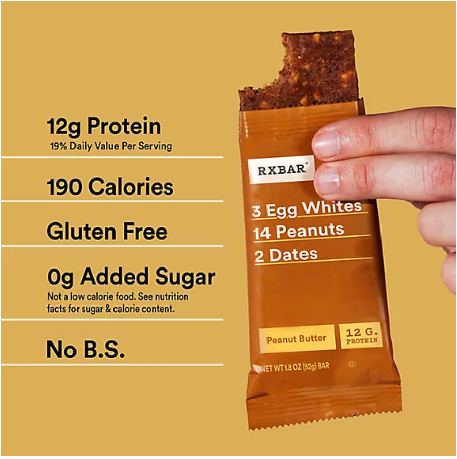 Rxbar - Bar Protein Peanut Butter (1.8OZ)/ 12 bars