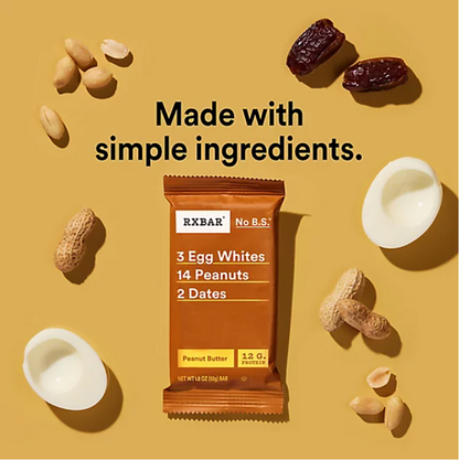 Rxbar - Bar Protein Peanut Butter (1.8OZ)/ 12 bars