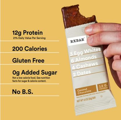 Rxbar - Bar Protein Coconut  Chocolate (1.8OZ)/ 12 bars