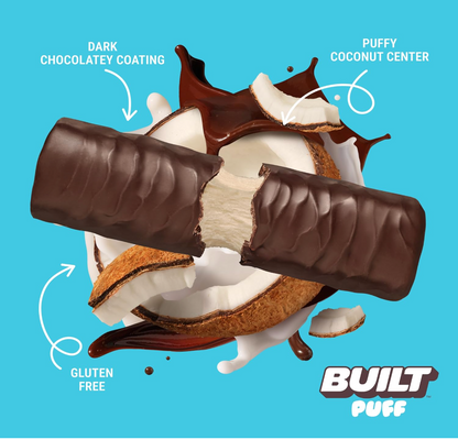 Built Bar - Bar Coconut Marshmallow Puff (1.41OZ)/ 12 count