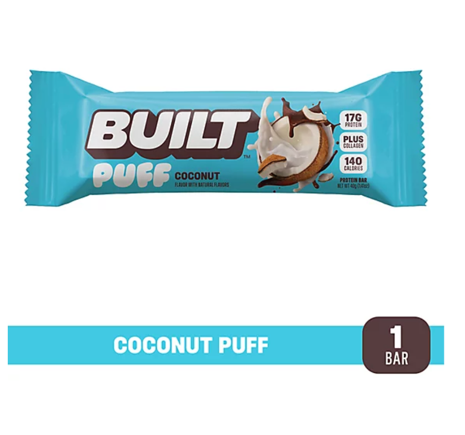 Built Bar - Bar Coconut Marshmallow Puff (1.41OZ)/ 12 count
