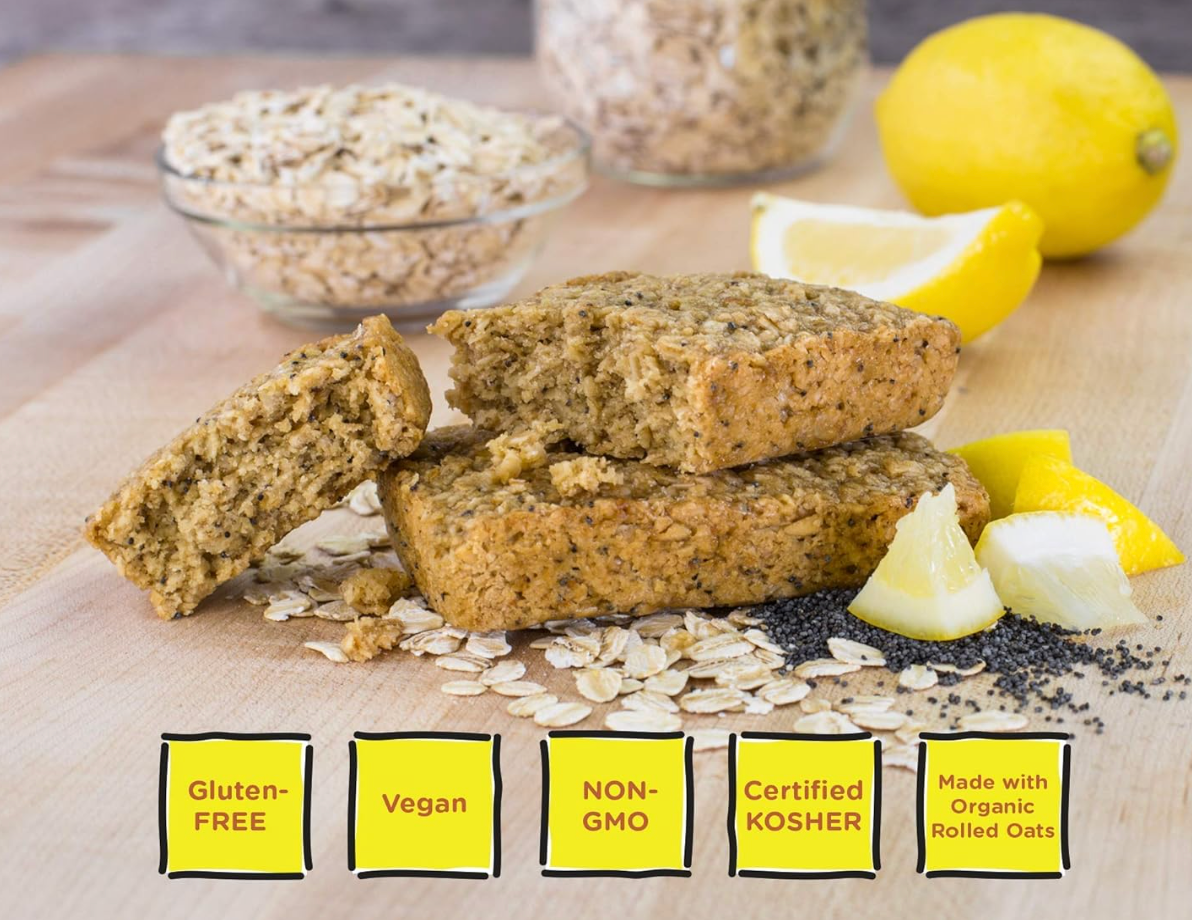 Bobo's Oat Bars Lemon Poppyseed, 3 Oz, 12 Count