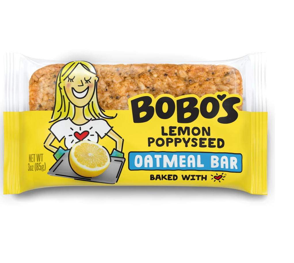 Bobo's Oat Bars Lemon Poppyseed, 3 Oz, 12 Count