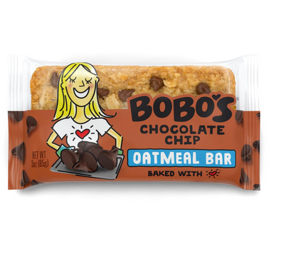 Bobo's Chocolate Chip Oat Bar Snacks - 12 Count