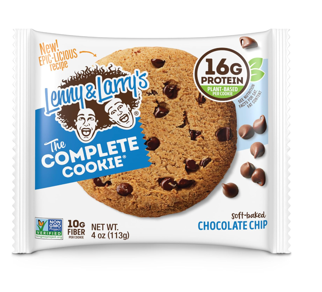Lenny & Larry's The Complete Cookie, Chocolate Chip, 4 oz, 12 Ct