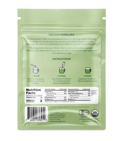 Chamberlain Coffee - Matcha Original Powder (1.06OZ)