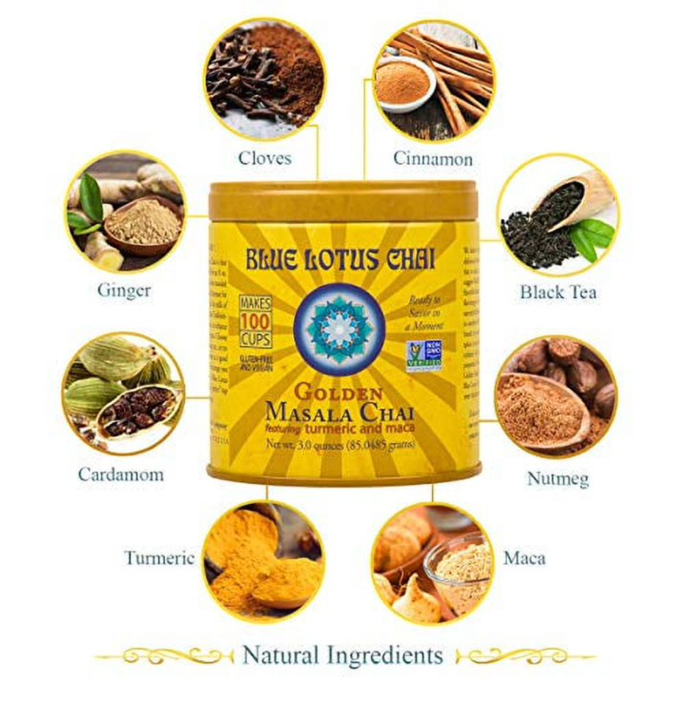 Blue Lotus Chai - Chai Masala Golden (3.OZ)