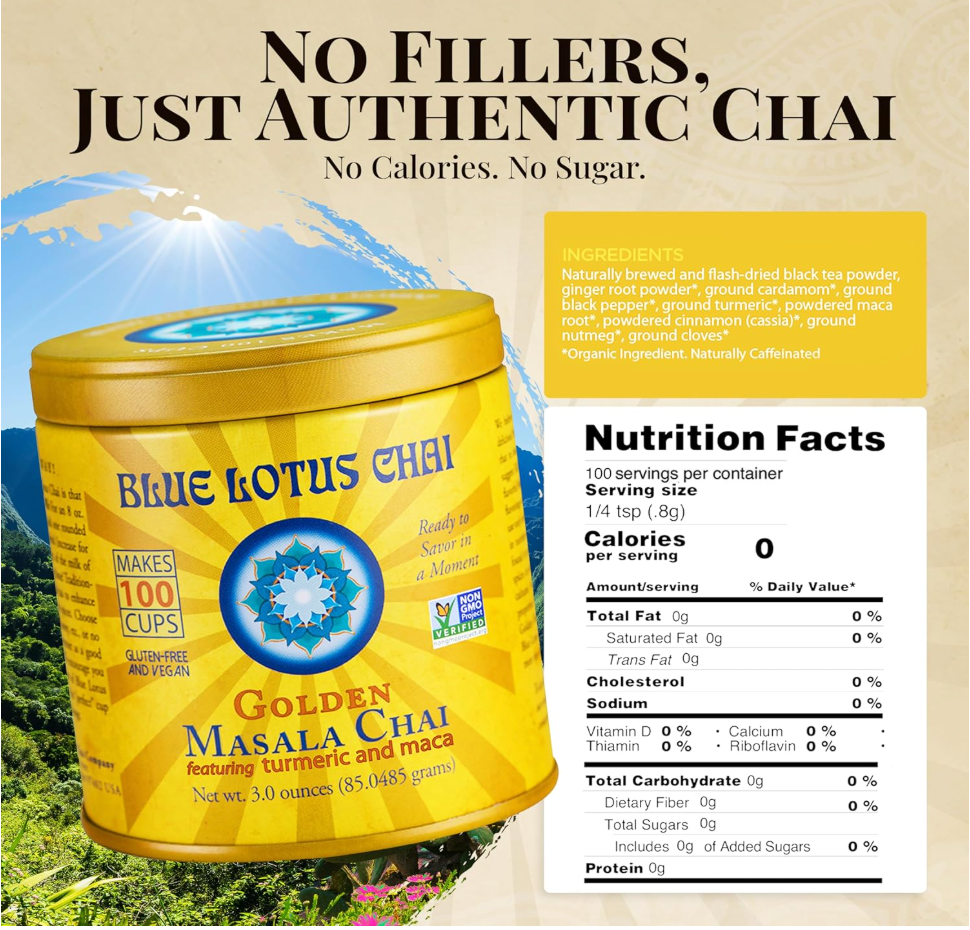 Blue Lotus Chai - Chai Masala Golden (3.OZ)