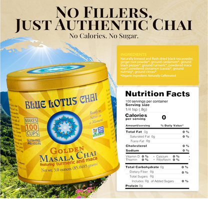 Blue Lotus Chai - Chai Masala Golden (3.OZ)