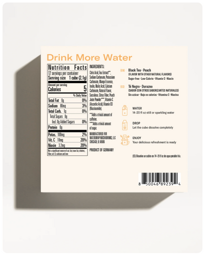 Waterdrop - Water Enh Iced Tea Peach (0.89FO)