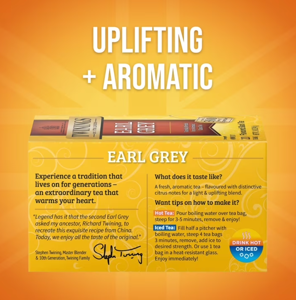 Twining Tea - Tea Earl Grey (20.BG)