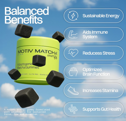 Motiv Matcha - Matcha Energy Gummy (5.8OZ)