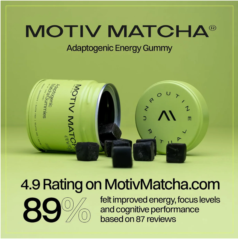 Motiv Matcha - Matcha Energy Gummy (5.8OZ)