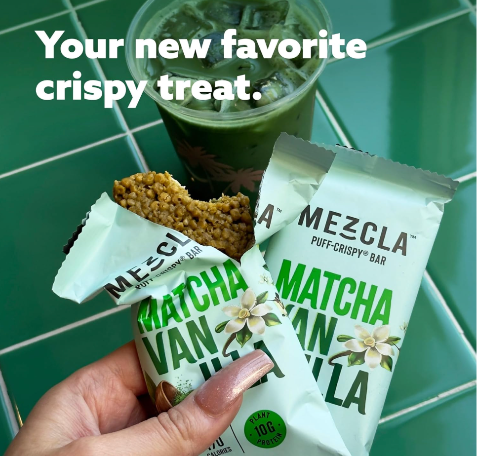 Mezcla - Bar Matcha Vanilla (1.4OZ) - 12 Count