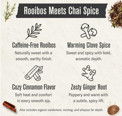 Numi Teas - Tea Rooibos Chai (18.BG)