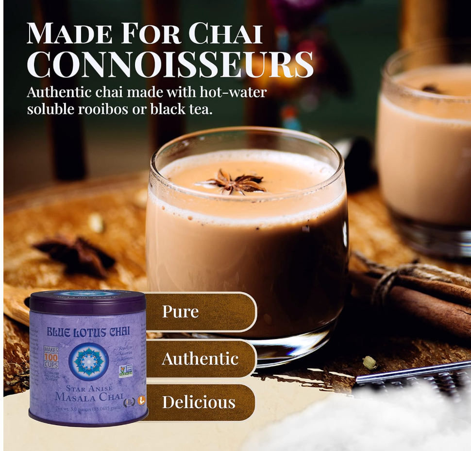 Blue Lotus Chai - Chai Masala Star Anise (3.OZ)