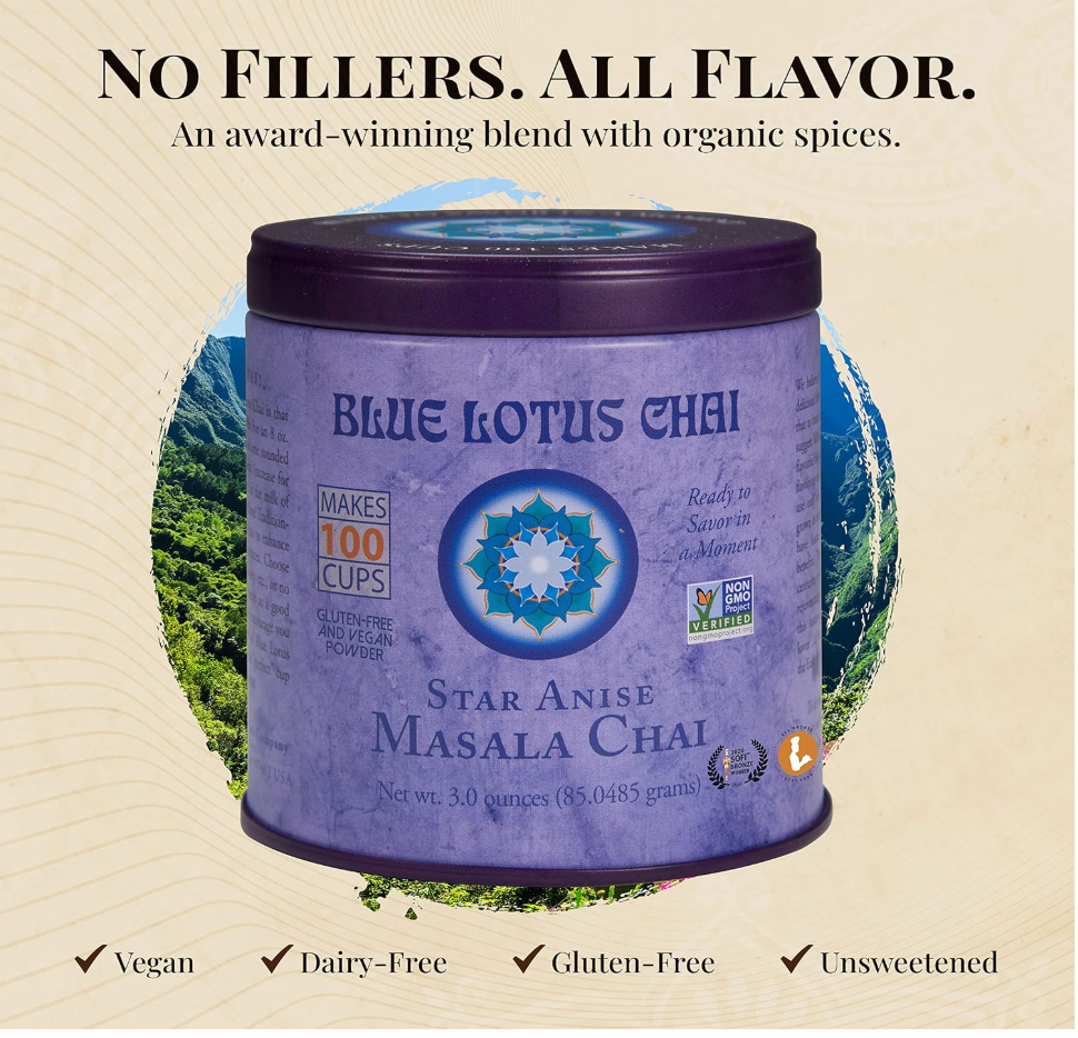 Blue Lotus Chai - Chai Masala Star Anise (3.OZ)