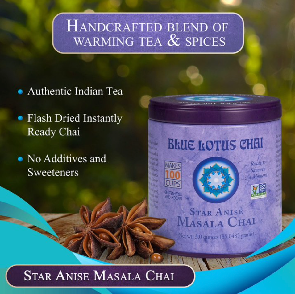 Blue Lotus Chai - Chai Masala Star Anise (3.OZ)