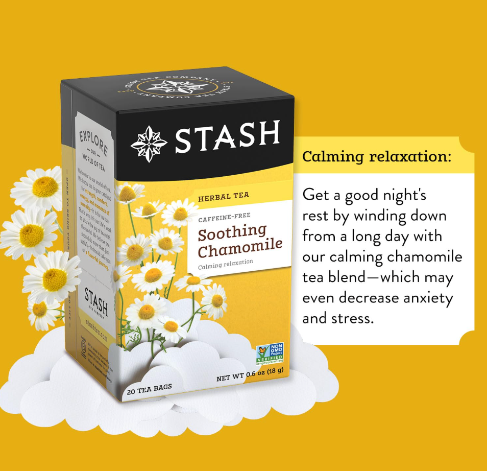 Stash Tea - Tea Chamomile (20.BG)