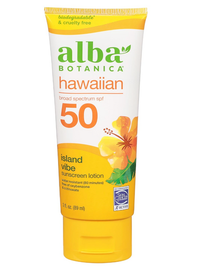 Alba Botanica - Hawaiian Green Tea Spf50 (3.OZ)