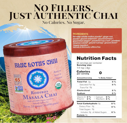 Blue Lotus Chai - Chai Masala Rooibos Org (2.OZ)