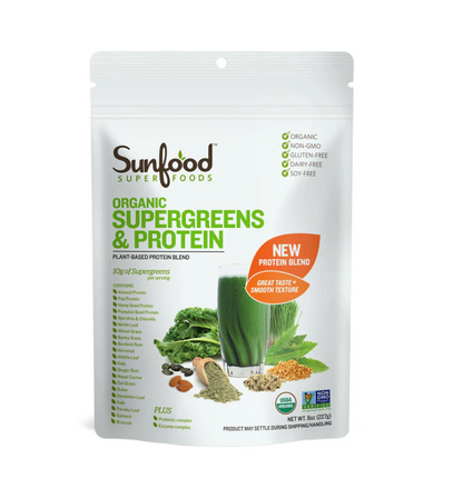 Sunfood Superfoods - Supergreens Protein (8.OZ)