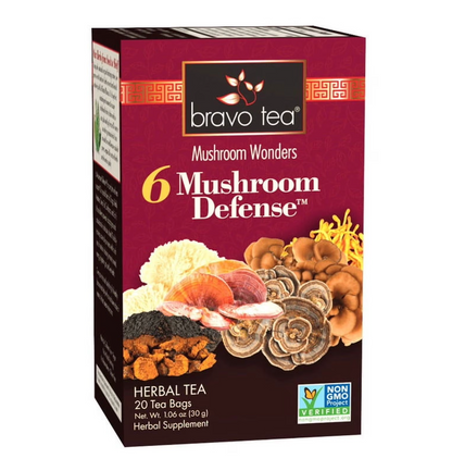 Bravo Teas - Tea  6Mushroom Dfns 20Pc (1.06OZ)