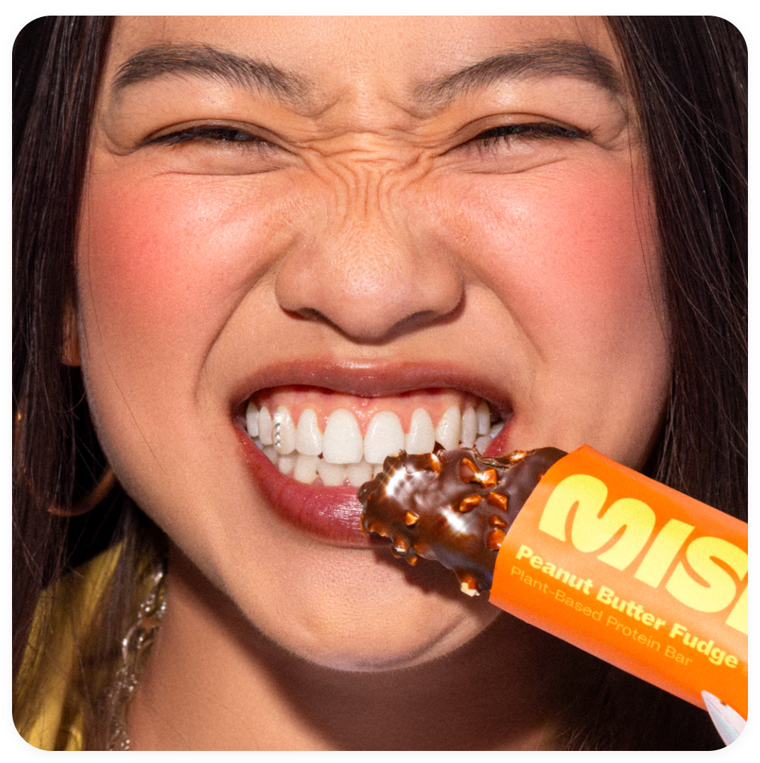 Misfits - Bar Protein Peanut Butter Fudge (1.8OZ) - 12 bars