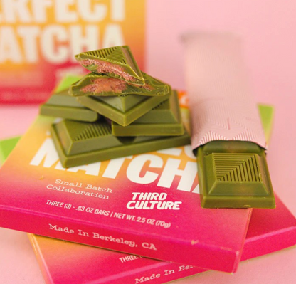 Pack of 10 TCHO Bar Chocolate Perfect Matcha 2.1 oz