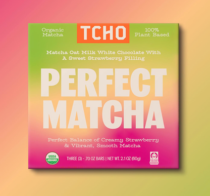 Pack of 10 TCHO Bar Chocolate Perfect Matcha 2.1 oz