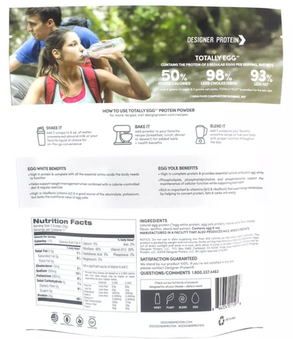 Designer Protein Whey - Protein Ttly Egg Vanilla (12.4OZ)