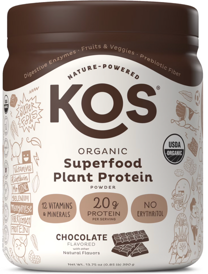 Kos - Protein Plnt Pwd Choc Org (13.75OZ)