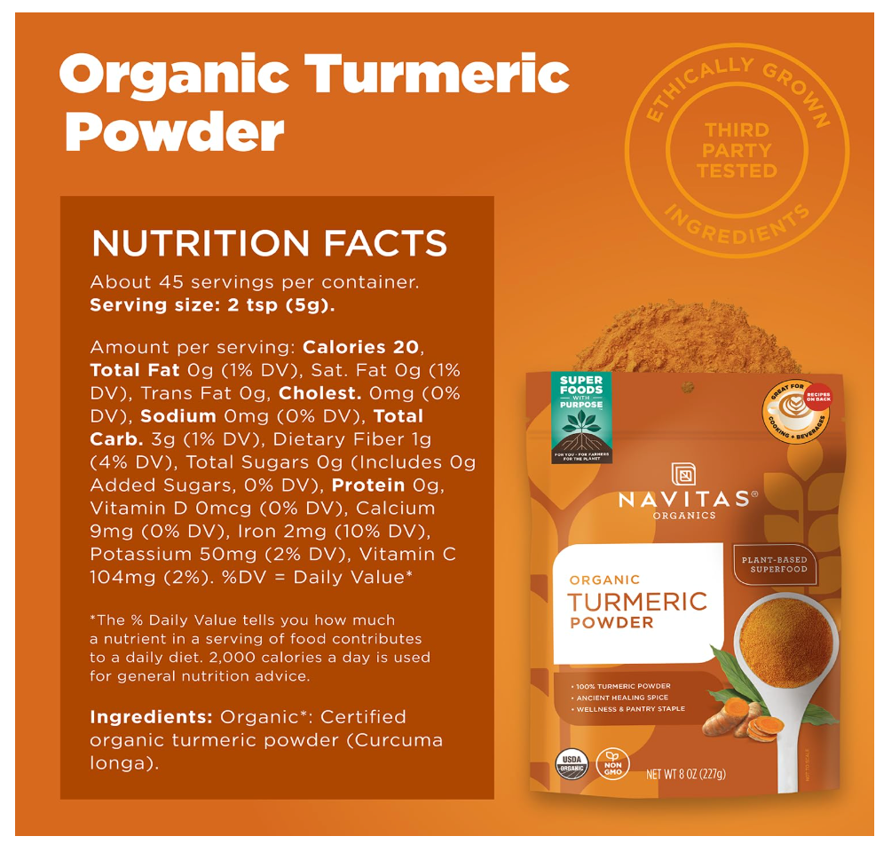 Navitas - Turmeric Powder Org (8.OZ)