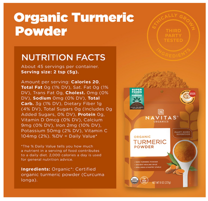 Navitas - Turmeric Powder Org (8.OZ)