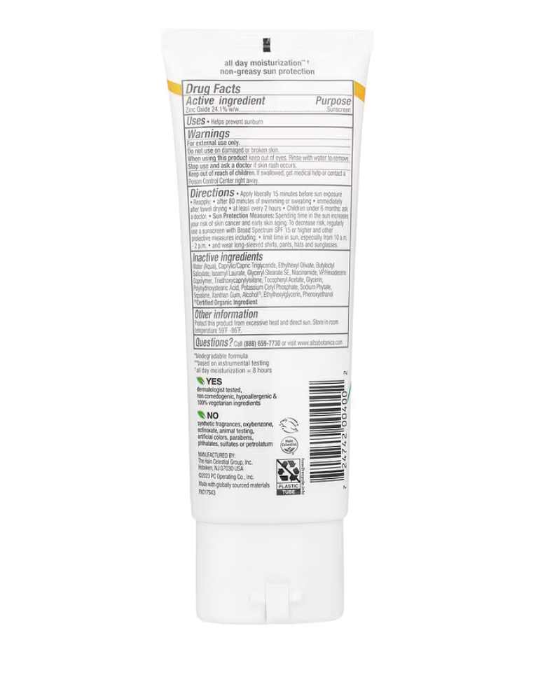 Alba Botanica - Sunscrn Spf50 Mineral Sport (3.OZ)