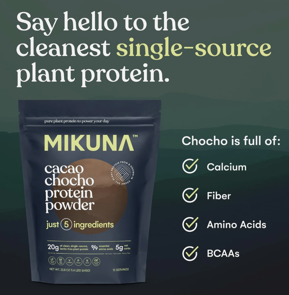 Mikuna - Protein Powder Cacao (22.8OZ)