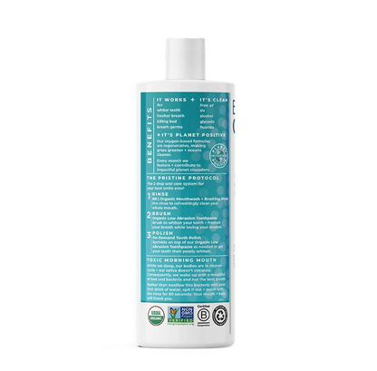 Essential Oxygen Mouthwash Peppermint - 16OZ Certified BR Organic Brushing Rinse