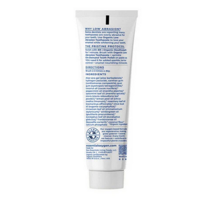 Essential Oxygen BR Organic Toothpaste Peppermint - 4 OZ