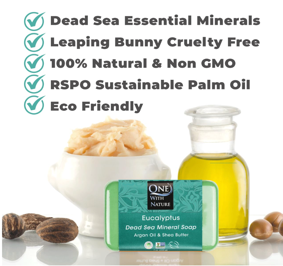 One With Nature - Soap Bar Eucalyptus (7.OZ)