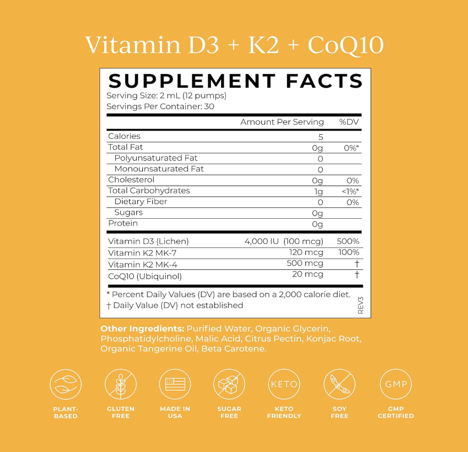 Cymbiotika - Vit D3k2coq10 Liposomal (2.FO)