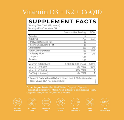 Cymbiotika - Vit D3k2coq10 Liposomal (2.FO)