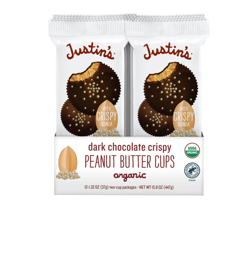 Justin's Cup Peanut Butter Crunch Chocolate 1.38 oz (Pack Of 12)