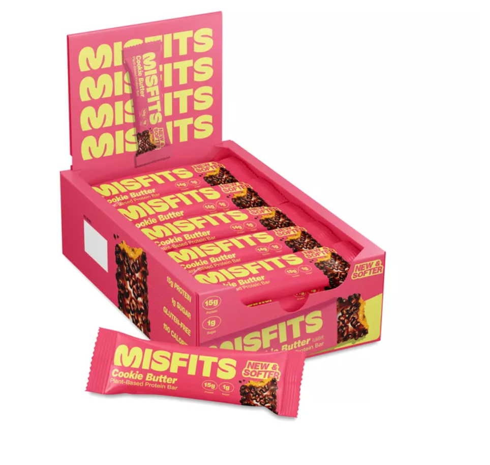Misfits - Bar Protein Cookie Butter 1.8OZ (Pack of 12)