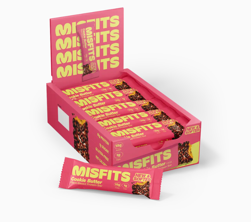 Misfits - Bar Protein Cookie Butter 1.8OZ (Pack of 12)