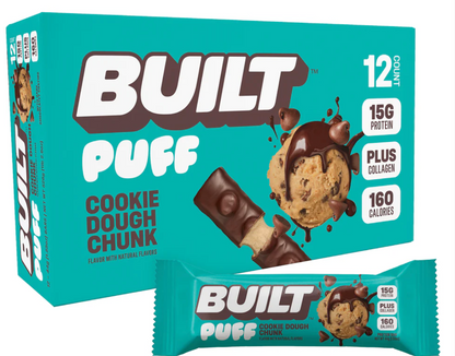 Built Bar - Bar Cookie Dough Chunk Puff (1.55OZ)/ 12 count