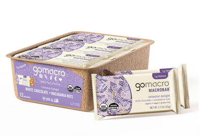 Gomacro - Bar White Choc Mac Nut 2.3OZ (Case Of 12)