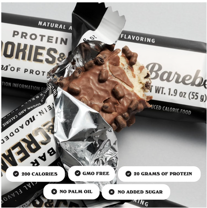 Barebells - Bar Cookies And Cream (1.94OZ) - 12 bars
