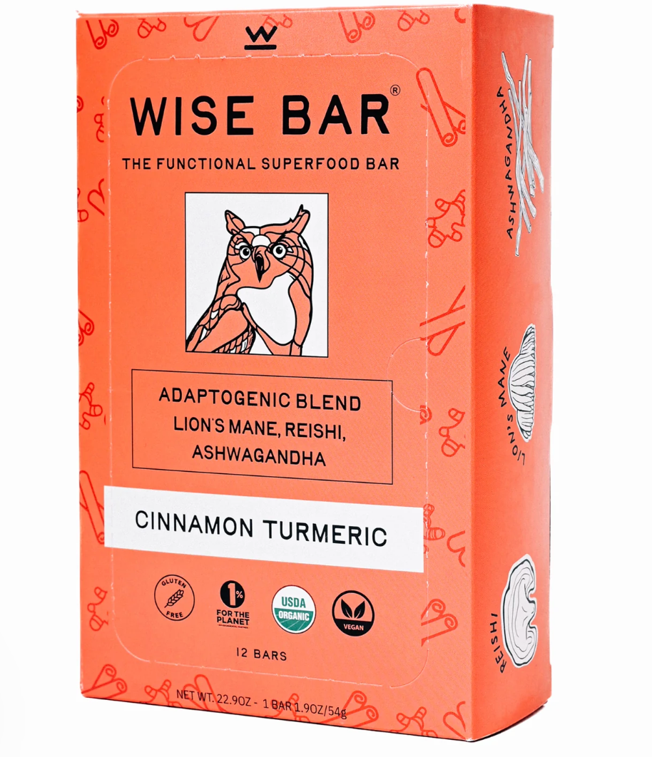 Wise Bar - Bar Cinnamon Turmeric (1.9OZ) - 12 bars